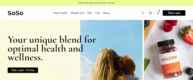 Cover image for SoSo Ecommerce Homepage