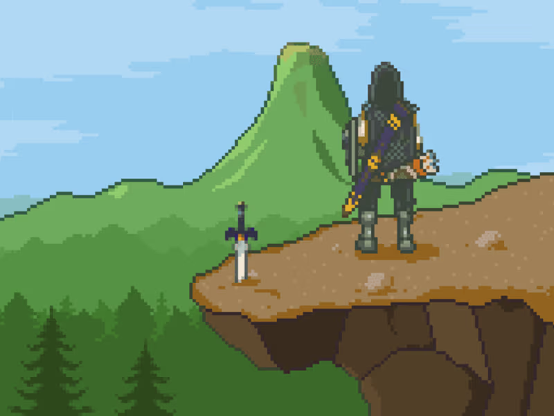 Cover image for Pixel art, sprite sheets, digital art