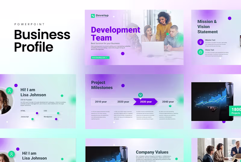 Cover image for Corporate Presentation Template Design