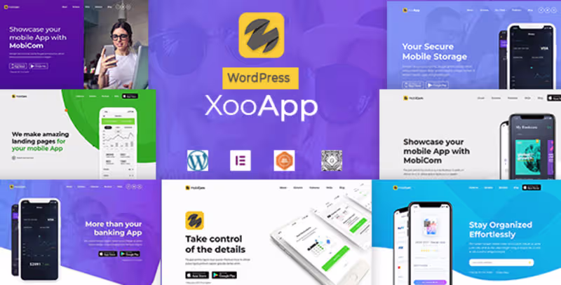 Cover image for XooApp - App Landing Page WordPress Theme