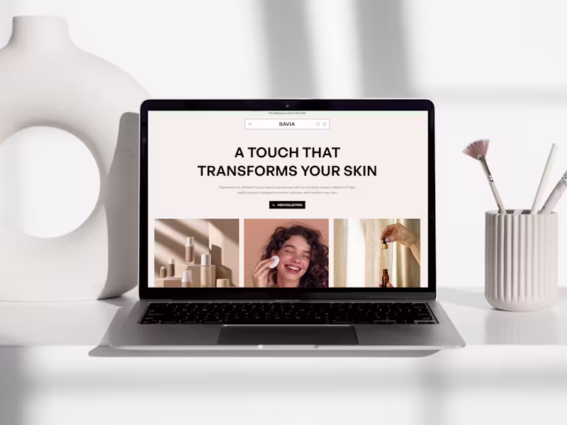 Cover image for Bavia - Hair & Beauty Website Template