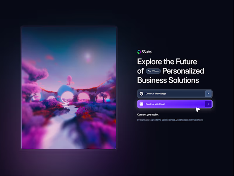Cover image for Here's a quick snapshot from a log-in flow I did for a block...