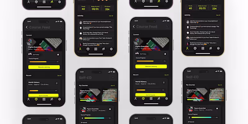 Cover image for SELF-ED Concept App Design