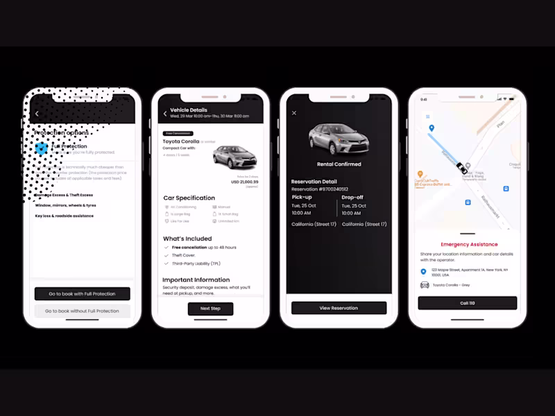 Cover image for On-Demand Ride App UI/UX Design