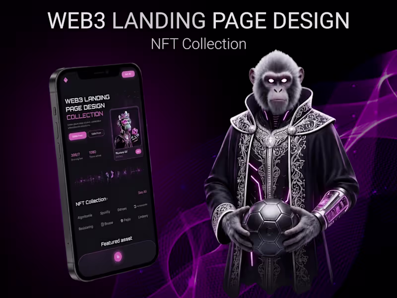 Cover image for NFT Collection Interactive Showcase Design