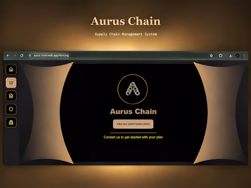 Cover image for Aurus Chain – Supply Chain