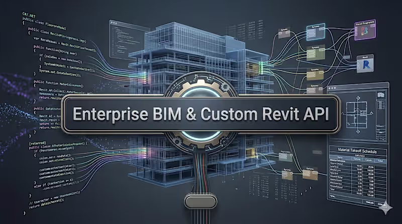 Cover image for Enterprise BIM Architecture & Custom Revit Automation