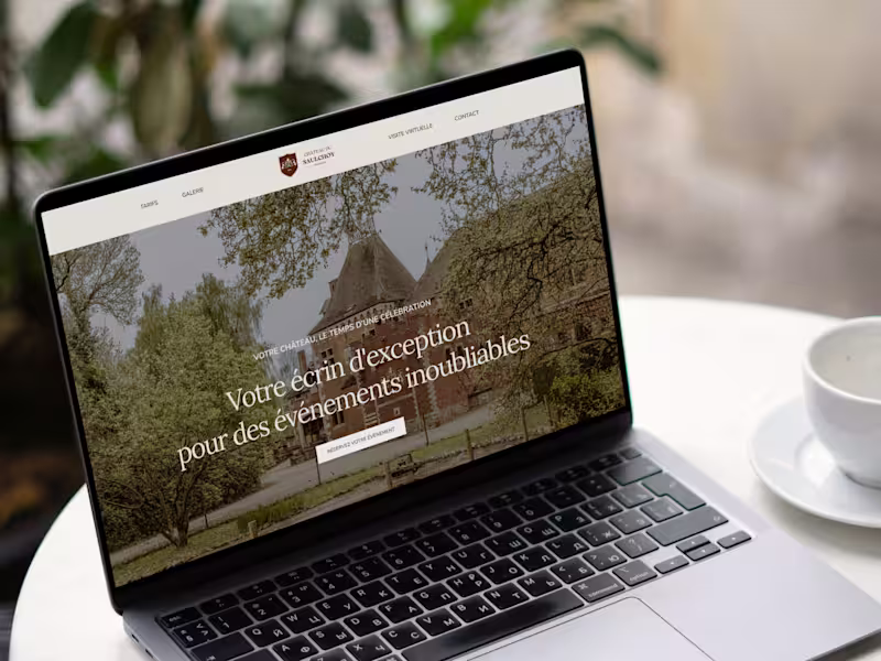 Cover image for Luxury Château Venue Website Design