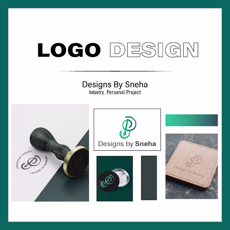 Cover image for Designs by Sneha - Logo Design and Branding