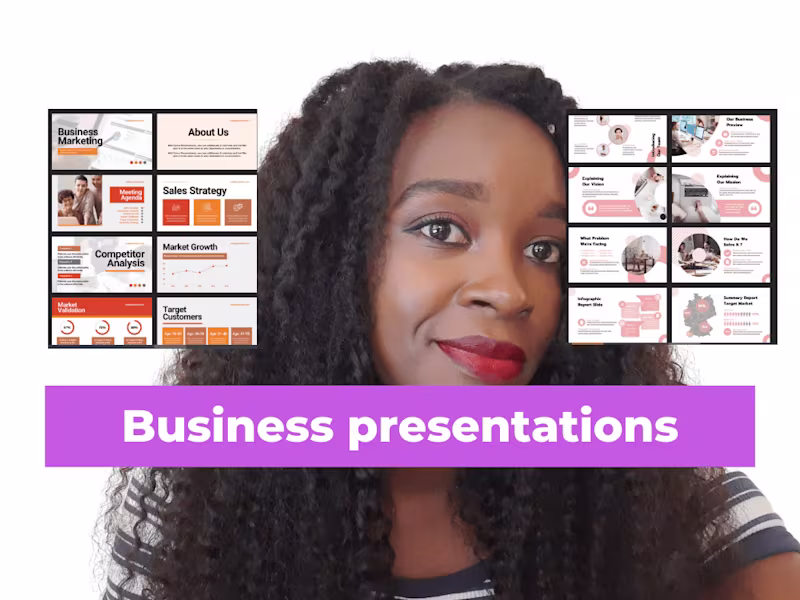 Cover image for Webinar & Training presentation design