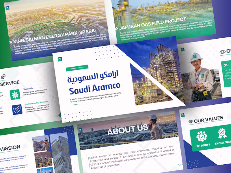 Cover image for Pitch Deck | Aramco