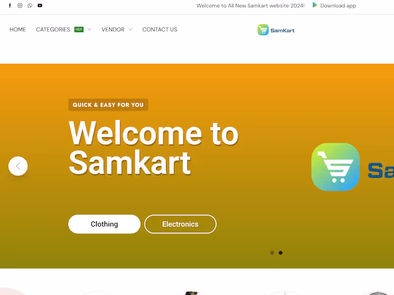 Cover image for Home | Samkart