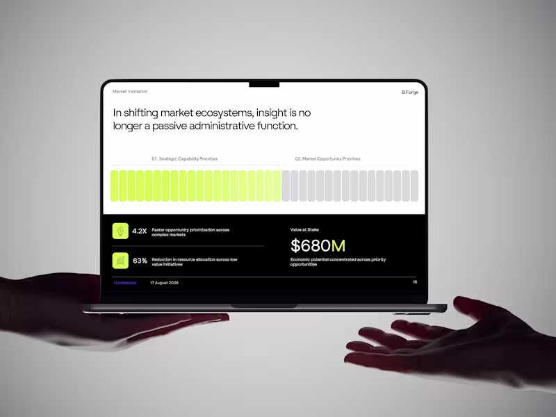 Cover image for B.Forge Presentation System for Strategic Advisory