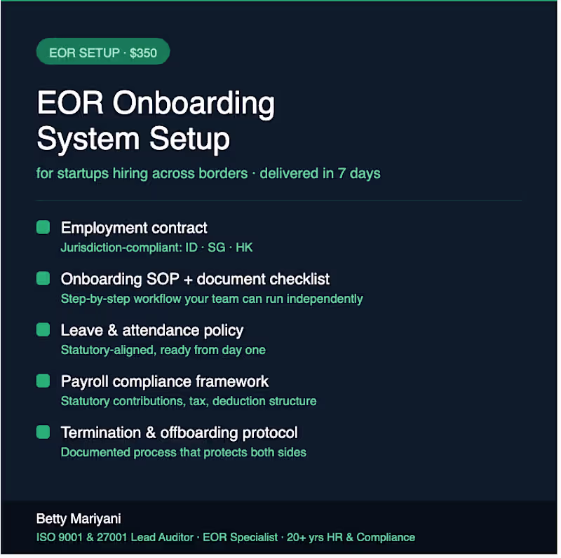 Cover image for EOR Onboarding System Setup