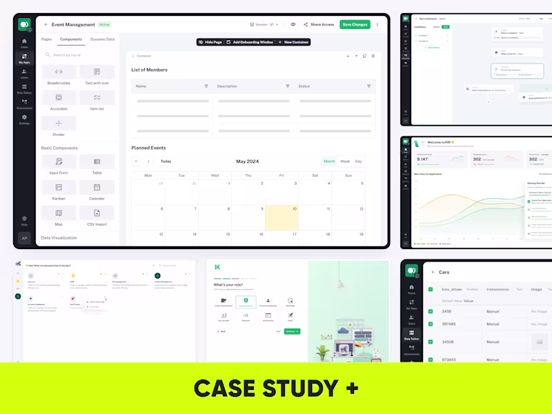Cover image for Redesign of Zero-Code Application Builder Platform