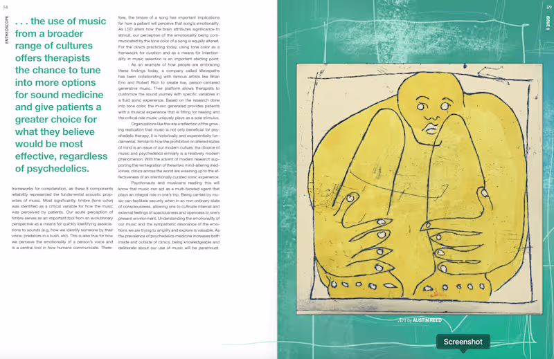 Cover image for Writing for Healing: Published Work in Entheoscope Magazine