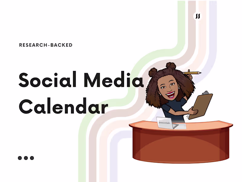 Cover image for Case Study: Creating a Research-backed Social Media Calendar