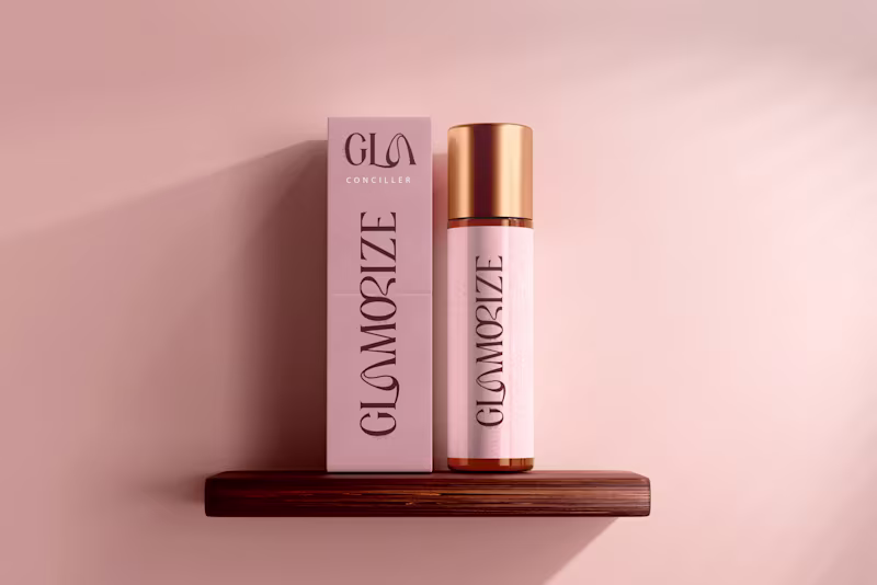 Cover image for Glamorize Brand Identity-packaging Design