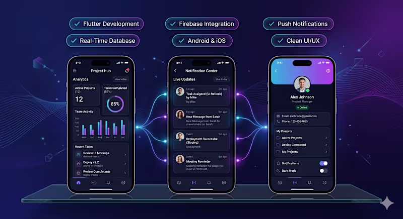 Cover image for Custom Flutter Mobile App —