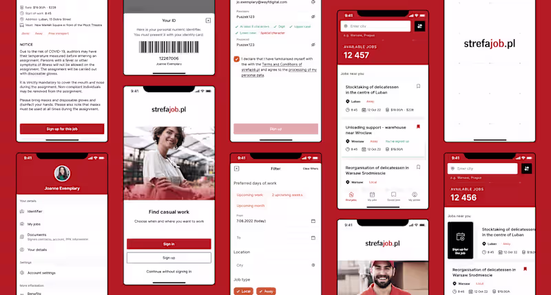 Cover image for strefajob.pl - Find casual work.