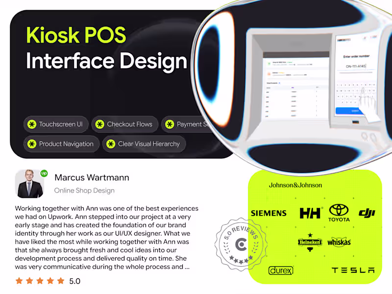 Cover image for Kiosk & POS Interface Design