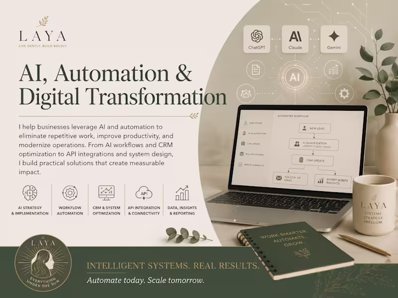 Cover image for AI, Automation & Digital Transformation