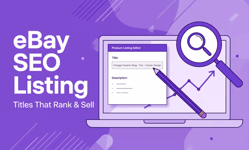 Cover image for SEO eBay Listings — Optimized Titles & Descriptions