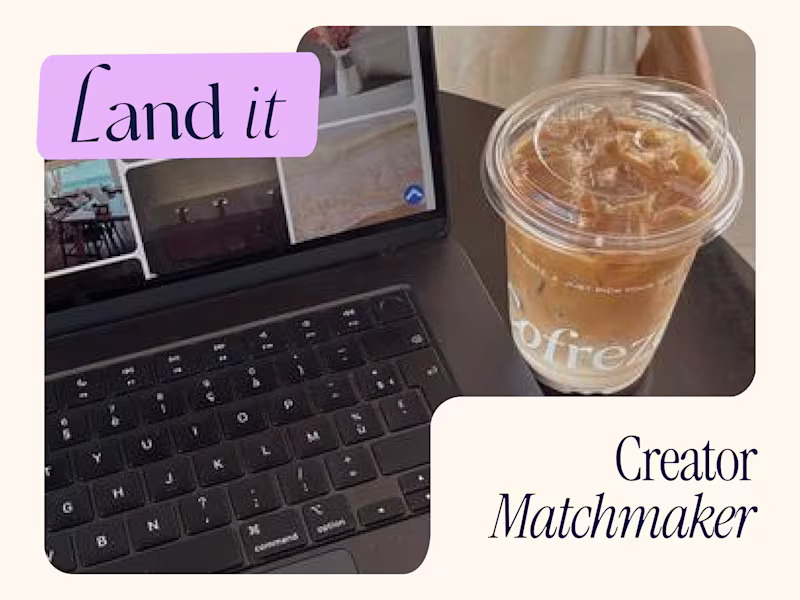 Cover image for Creator & Influencer Scouting | Creator Matchmaker