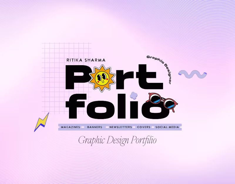 Cover image for Graphic Design Portfolio – Ritika Sharma