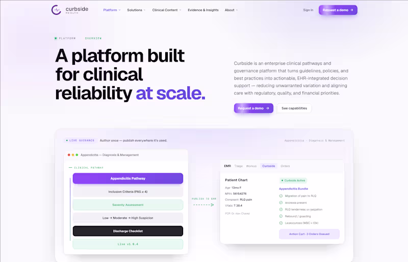 Cover image for Live healthcare platform: React/Rails web