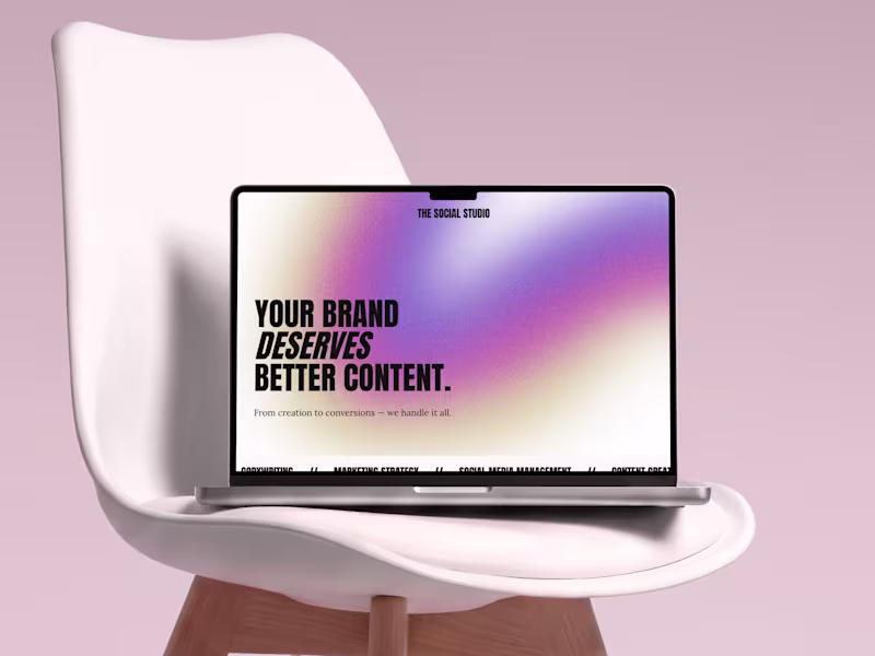 Cover image for Squarespace Landing Page Design for Marketing Agency