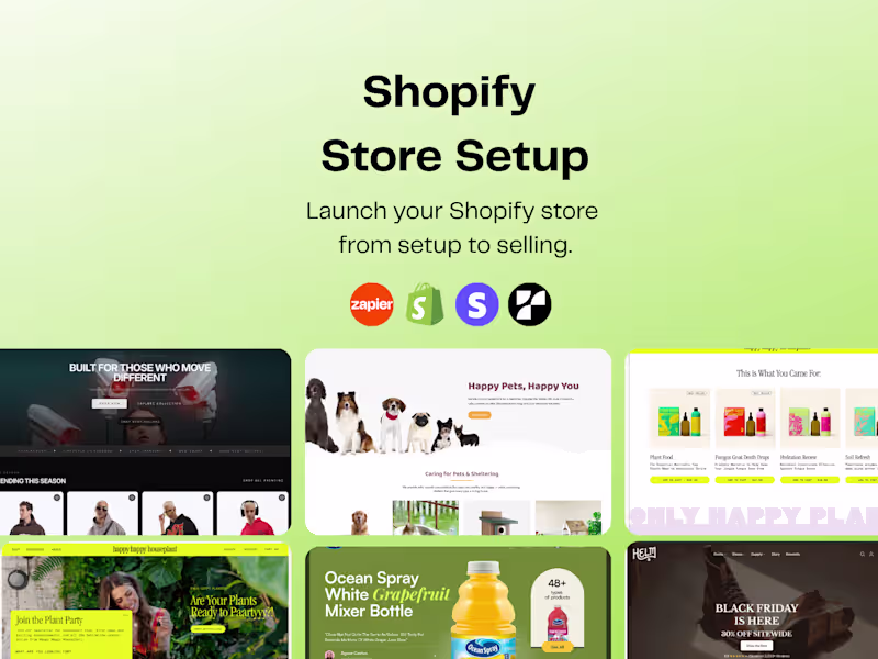 Cover image for Shopify Store Setup