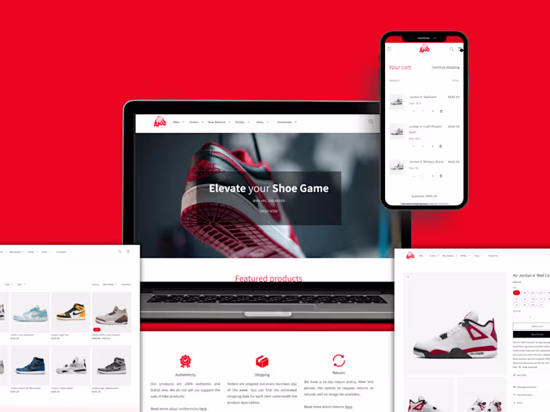 Cover image for E-commerce Website Design