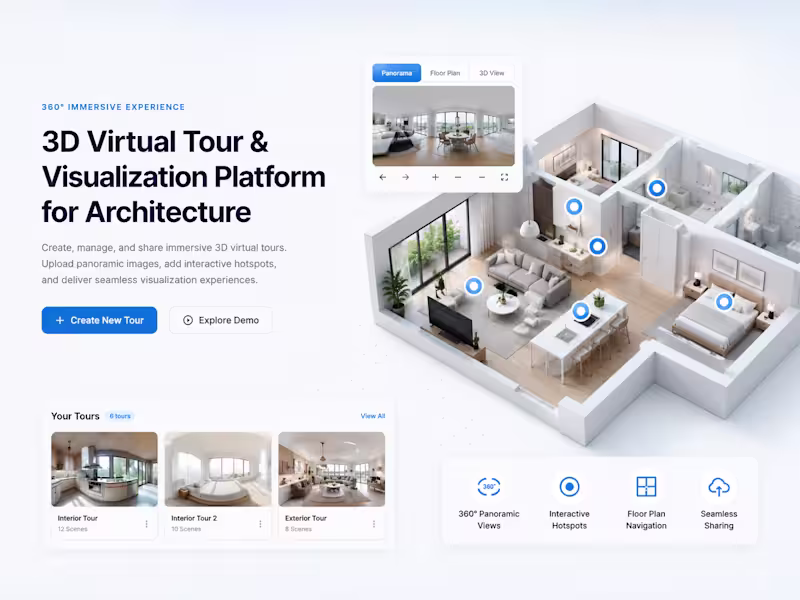 Cover image for 3D Virtual Tour & Visualization