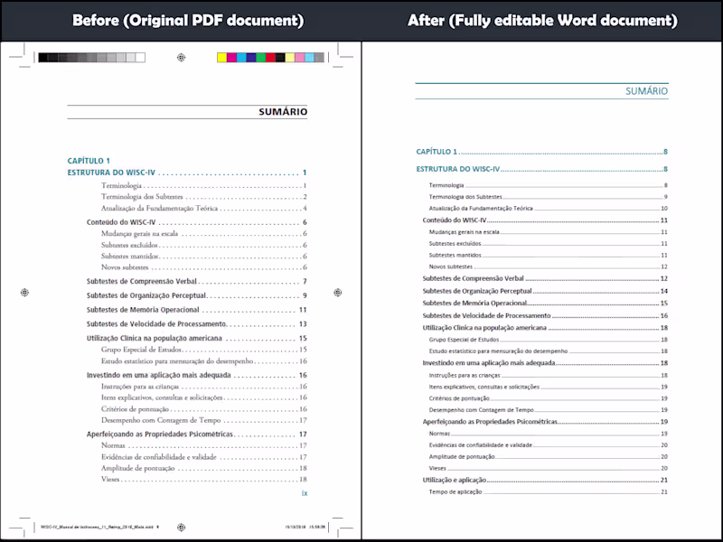 Cover image for PDF Conversion & Document Formatting