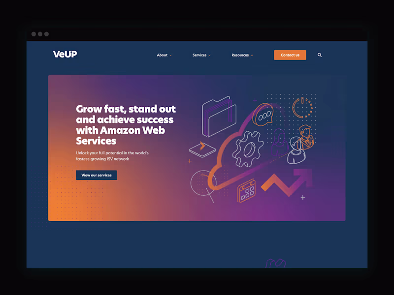 Cover image for VEUP MVP v1.0 Landing page