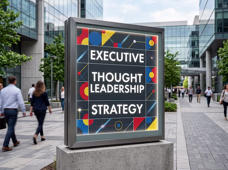 Cover image for High Impact Executive Thought Leadership Strategy