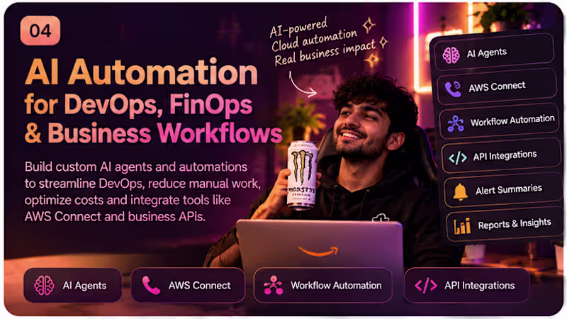 Cover image for AI Automation for DevOps, FinOps & Business Workflows 