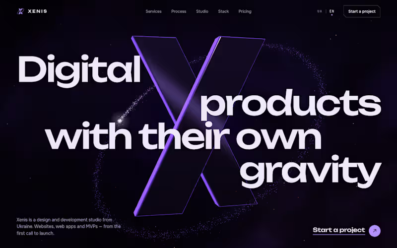 Cover image for Xenis studio website — our