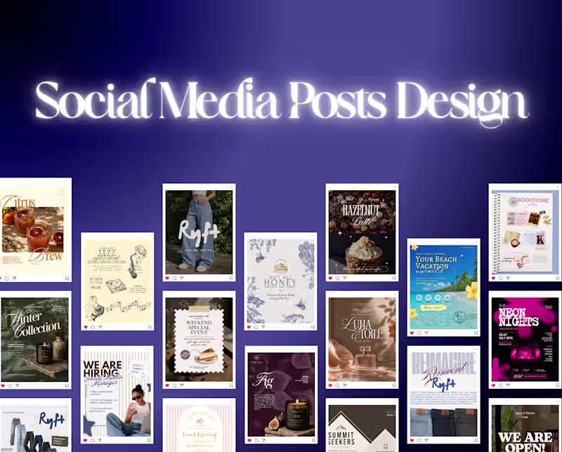 Cover image for Social media post / content design