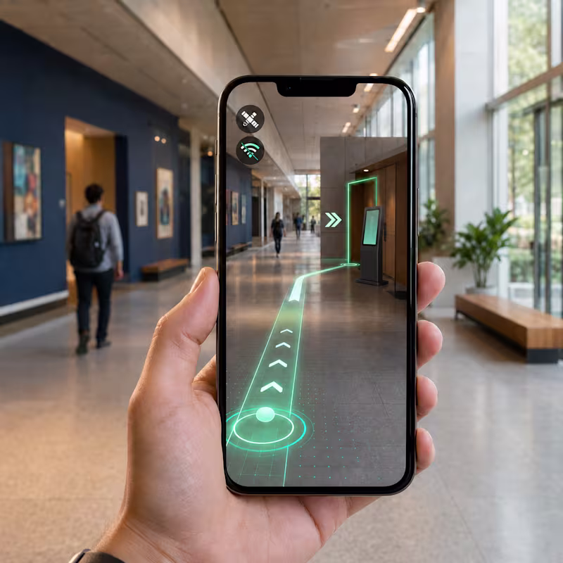 Cover image for Offline AR Navigation
An indoor augmented-reality