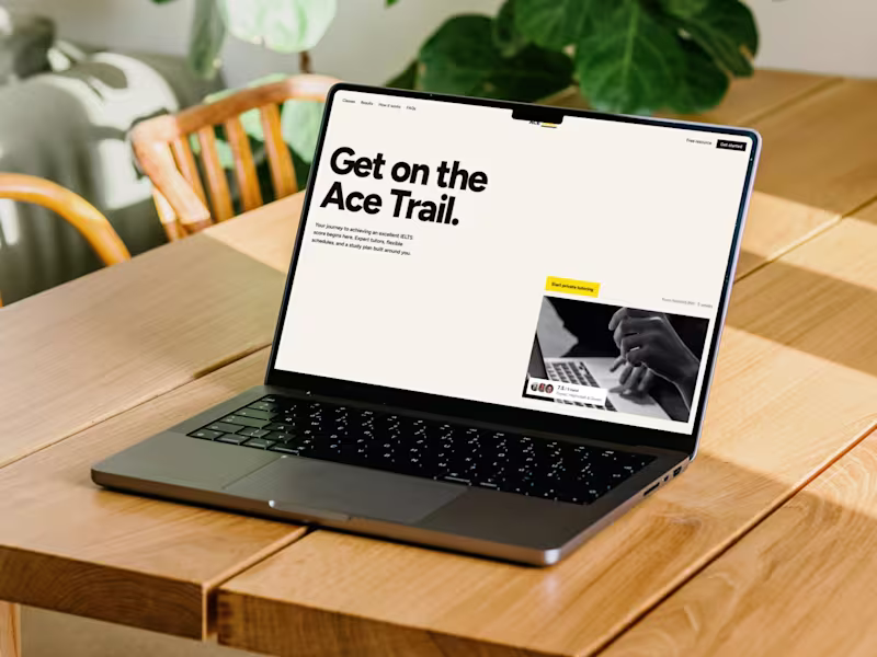 Cover image for Ace Trail Tutors Website Redesign & Development