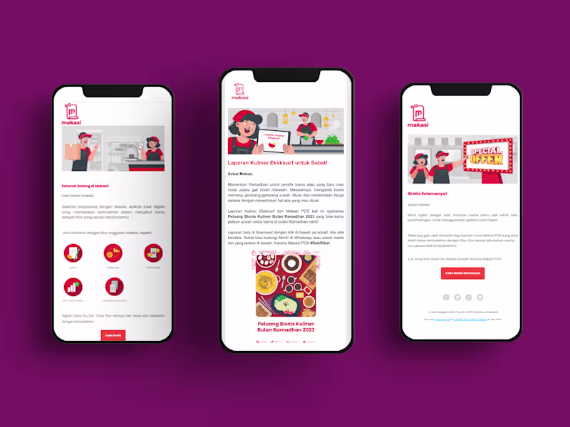 Cover image for MakasiPOS Email Marketing Campaign