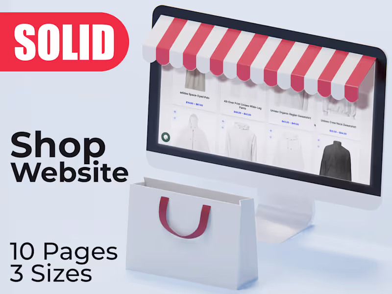 Cover image for Solid Website Package – 10 Pages, 3 Breakpoints, 4 Revisions