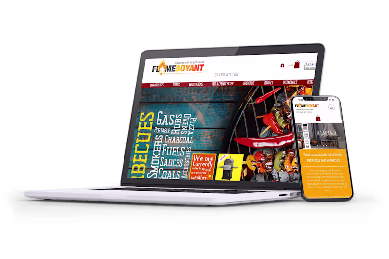 Cover image for Flameboyant - Ecommerce Website