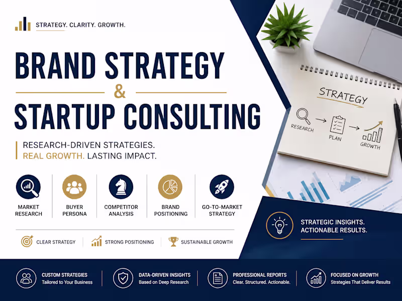 Cover image for Brand Strategy & Startup Consulting