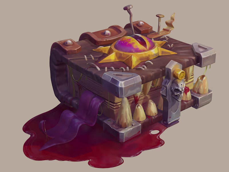 Cover image for Demonic Book - 3D Handpainted