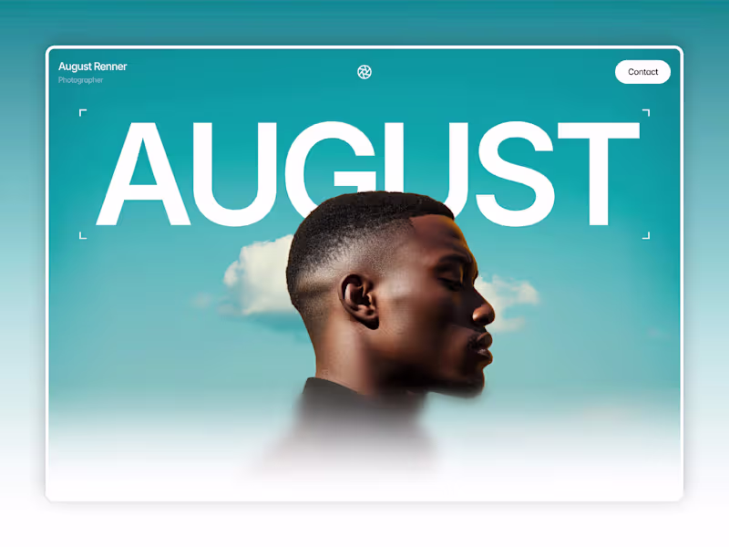 Cover image for Aperture - Photography Website Template for Framer
