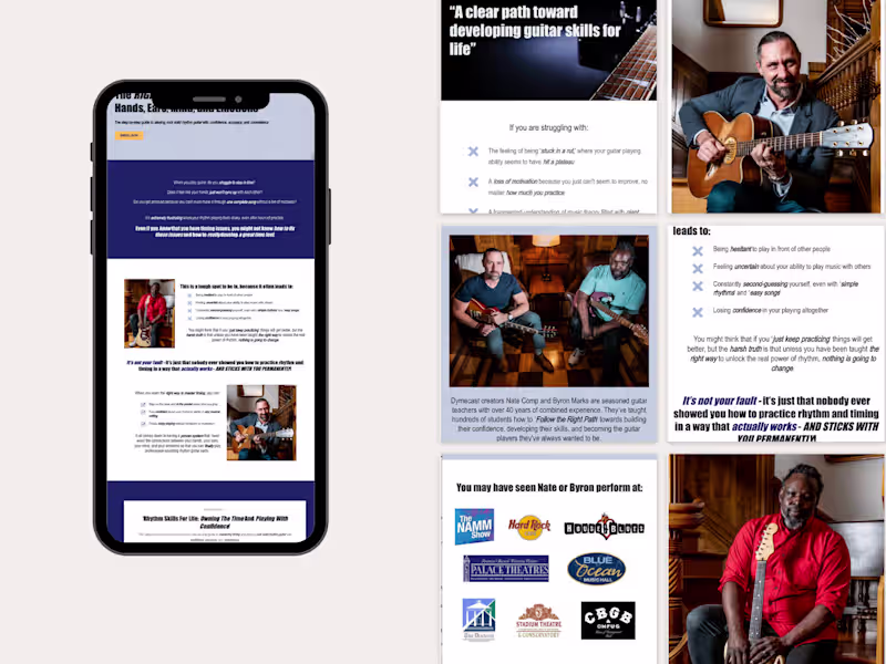 Cover image for Kajabi Course & Community Setup for Guitar Instructors