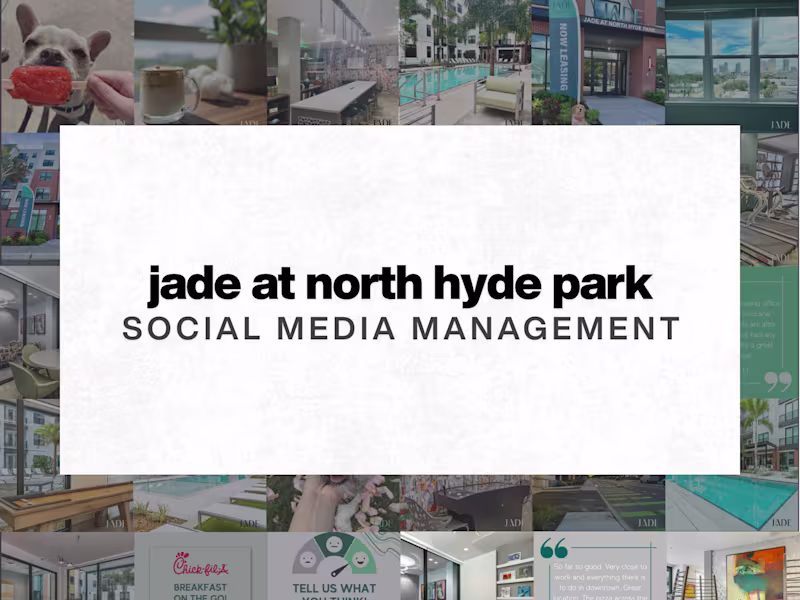 Cover image for Jade at North Hyde Park Social Media Management (Start-Up)
